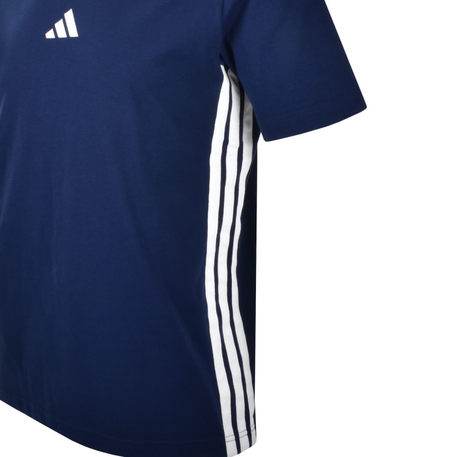 adidas Sportswear Three Stripes T Shirt Blue | Mainline